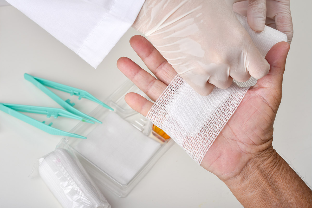 Wound dressing and stitch removal | Wound dressing and stitch removal