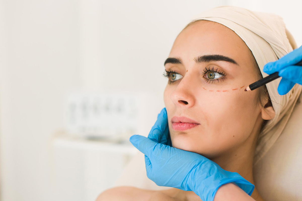 Plastic surgery | Lower eyelid surgery before and after